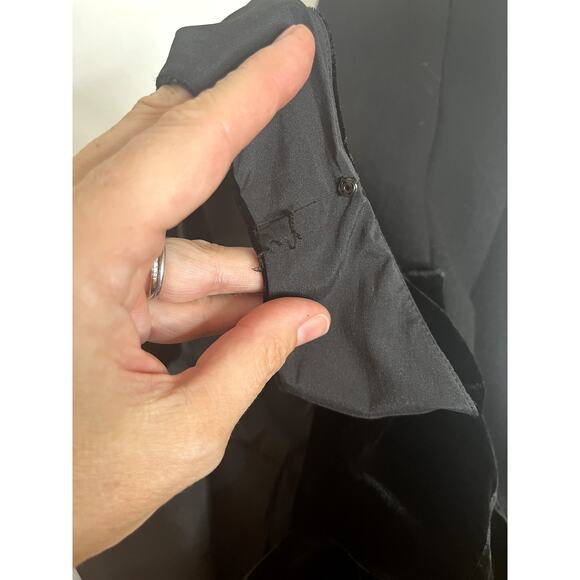 L.K. Bennett Black V-Neck Velvet Dress LBD NEW NWT Size US 6 C2-23 - Picture 10 of 10